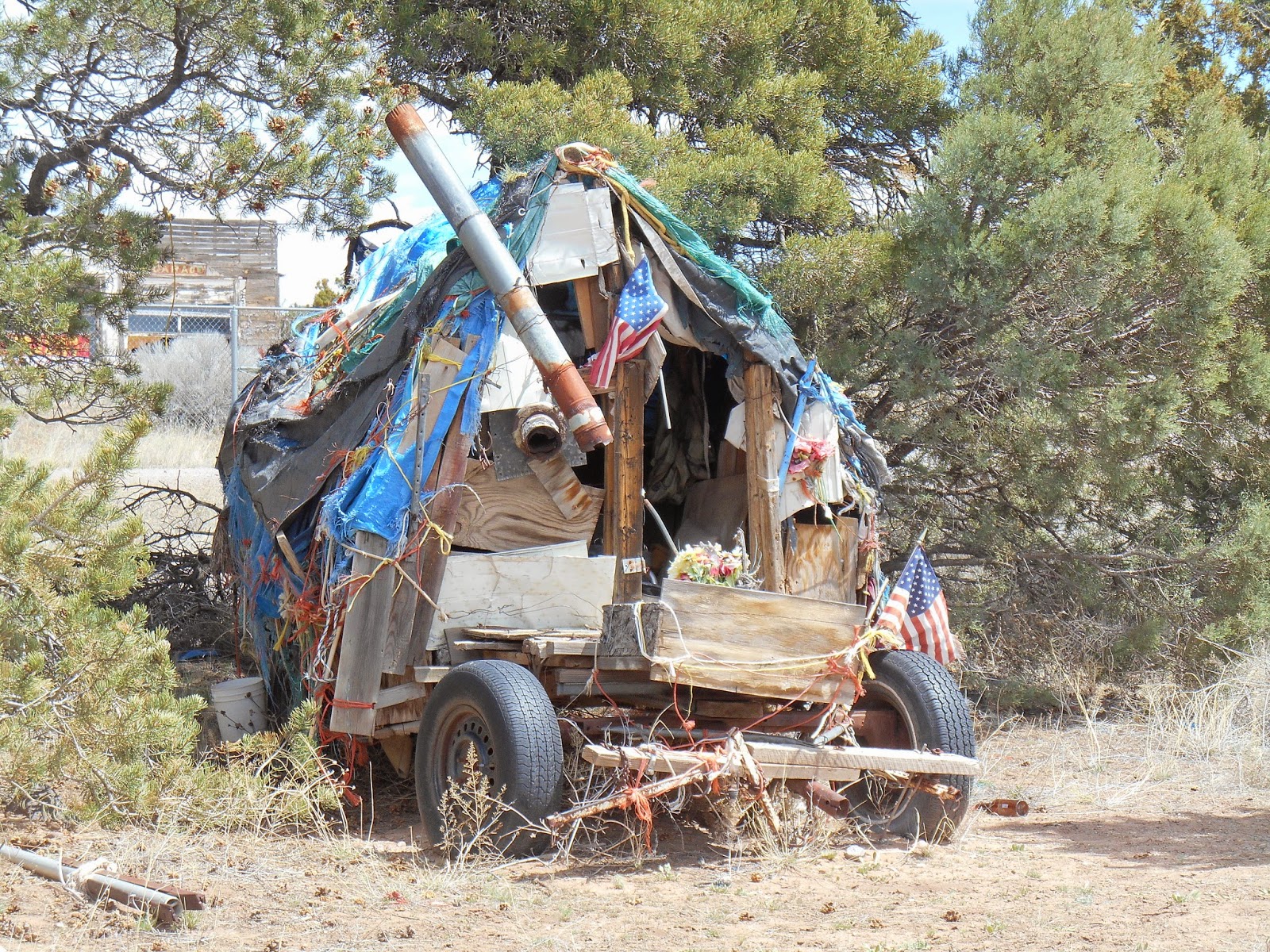 Bob & Sharon'sTravel Adventures Sundown Bob 04/26/15 Pie Town, NM