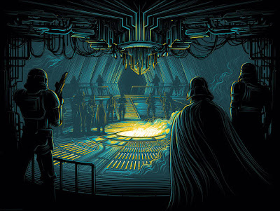 Star Wars Empire Strikes Back “Never Tell Me The Odds” Regular Edition Screen Print by Dan Mumford x Dark Ink Art x Acme Archives Direct