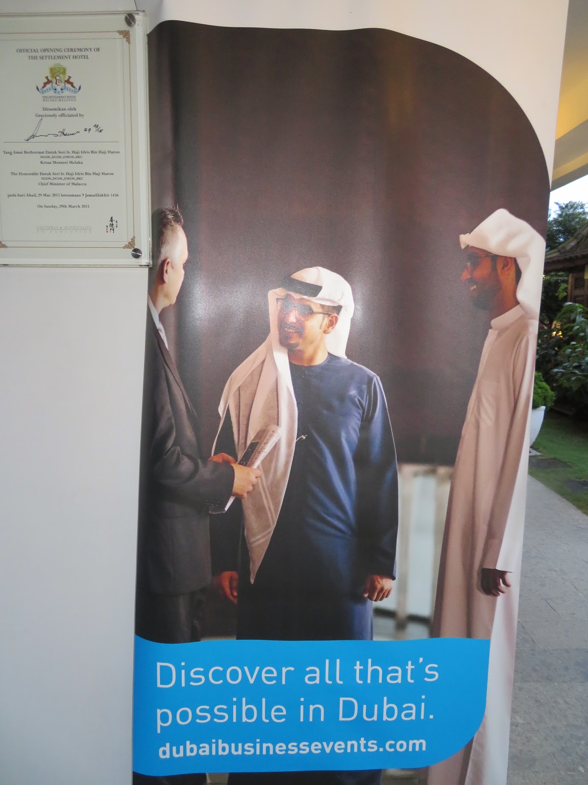 Kee Hua Chee Live!: DUBAI TOURISM HELD ITS BUSINESS EVENTS WORKSHOP AT