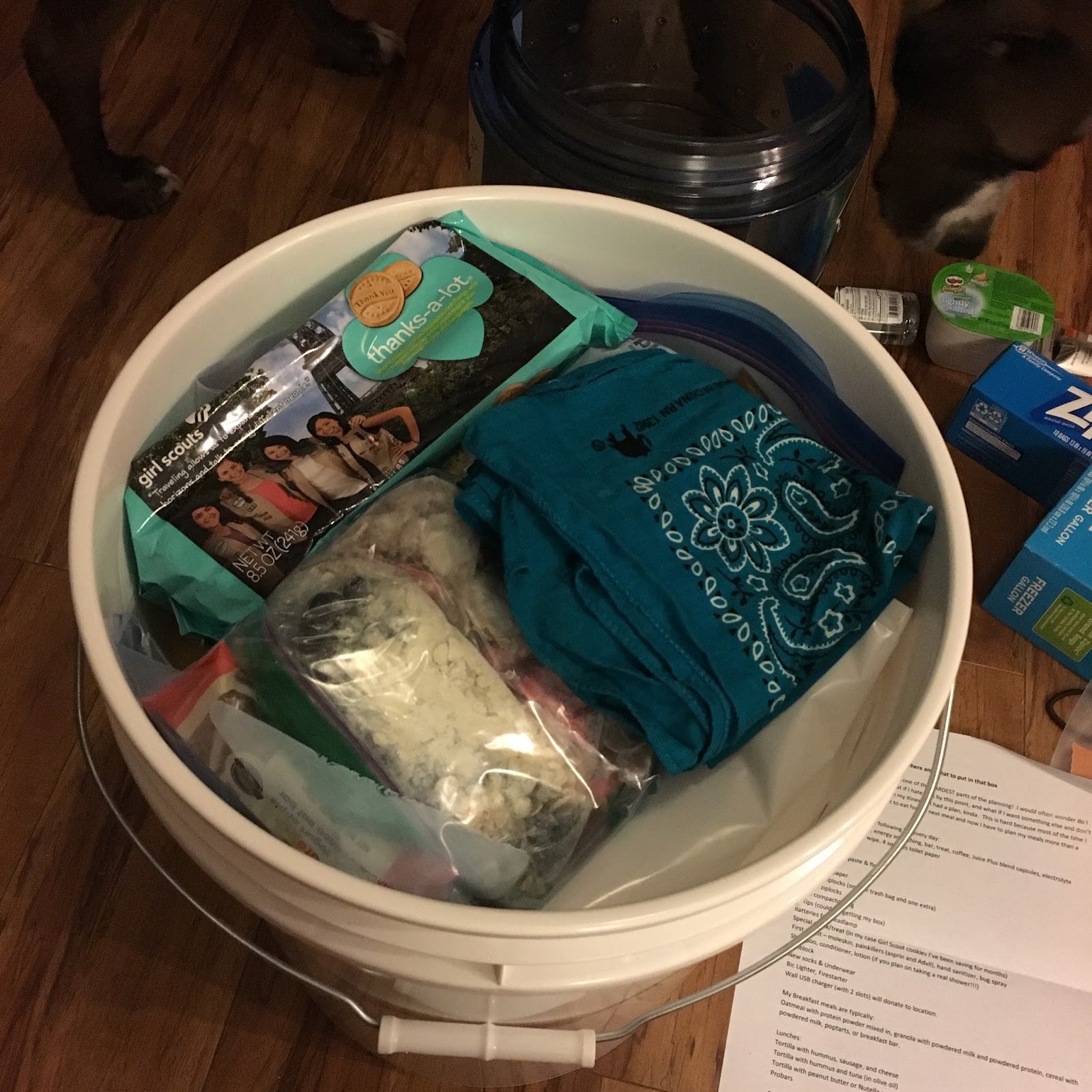 LaRue Life JMT Planning 5 The Resupply What to put in that box