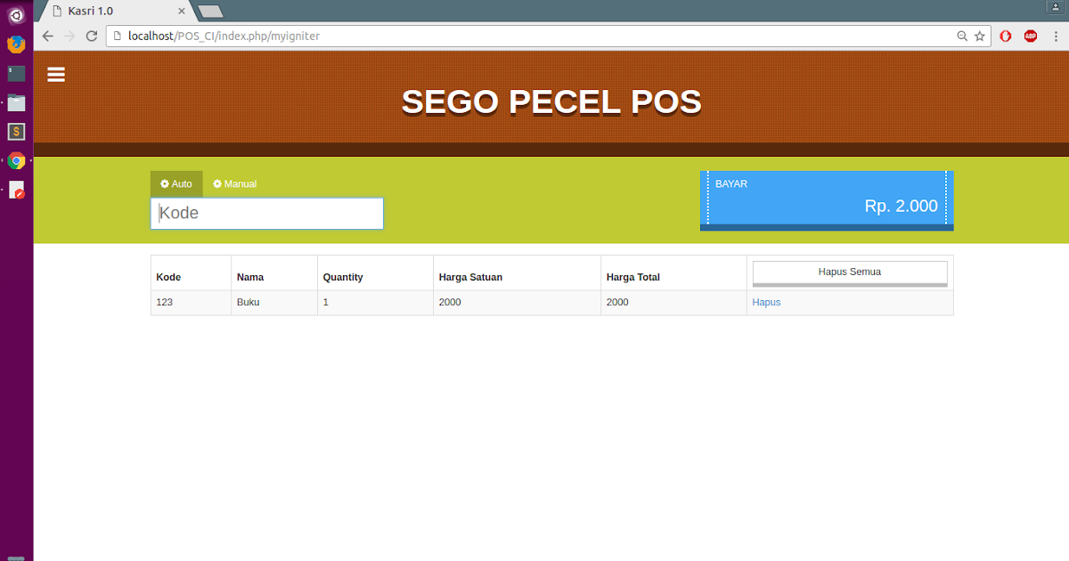 contoh program kasir sederhana dengan php contoh program kasir sederhana dengan php