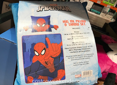 Costco 1153978 - Jay Franco and Sons Hug Me Pillow and Throw Set with Mickey, Minnie, Spiderman, and even Paw Patrol