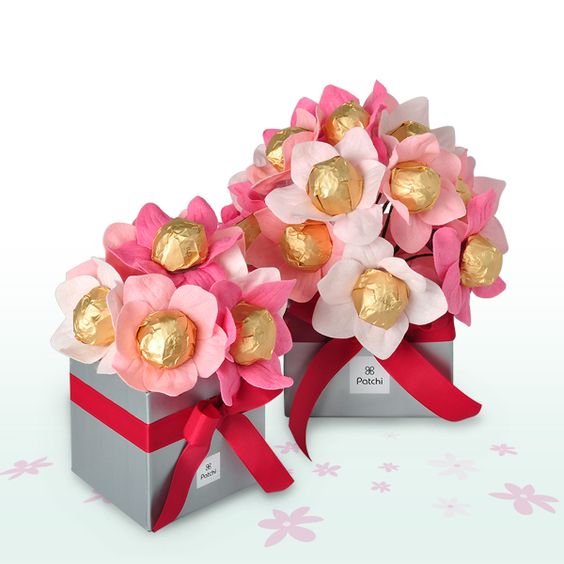 10 Ideas espectaculares para regalar chocolates en el de madre ~ Manoslindas.com