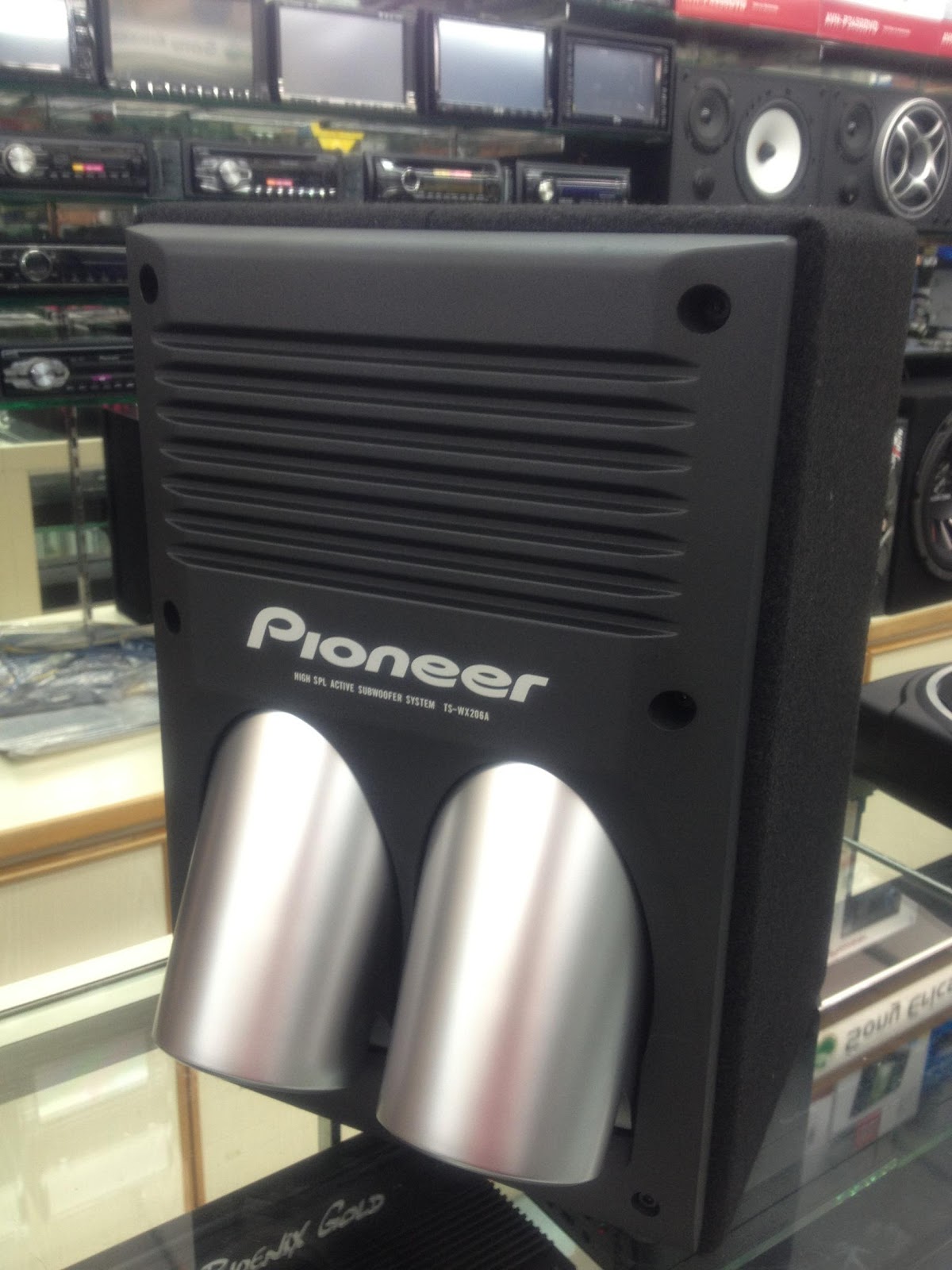 Demac Audio House PIONEER TSWX206A SUBWOOFER WITH BUILT IN AMPLIFIER (RM850)
