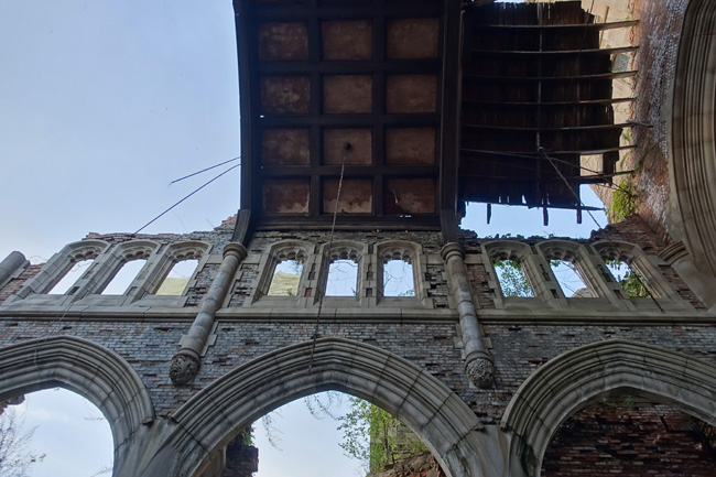 City Methodist Church Abandoned Gothic Ruins in Gary Indiana