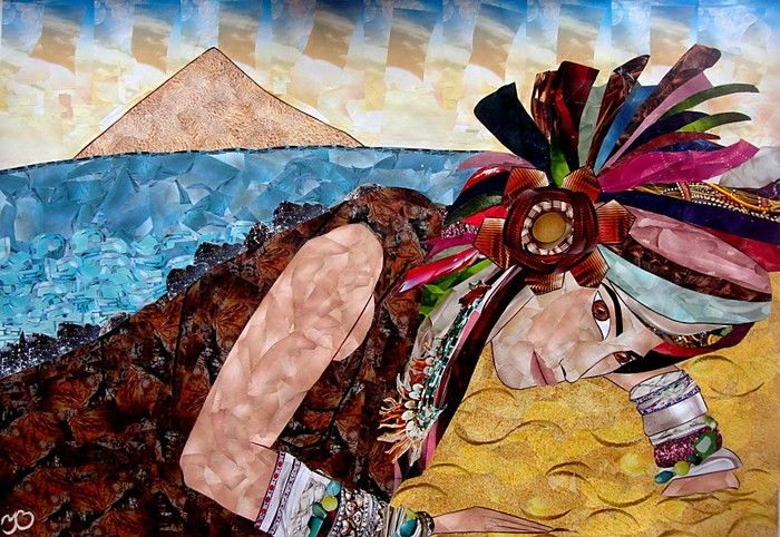 Cutout mosaic. Zarina Yayazova