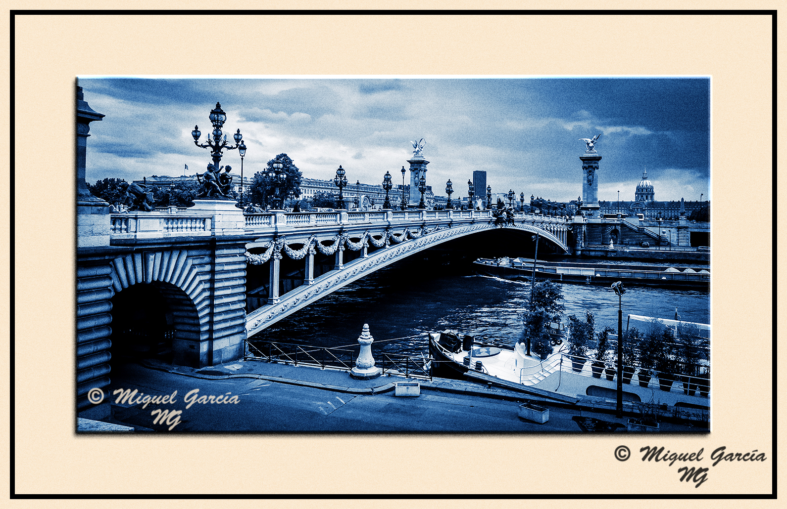 La Seine; Pont Alexandre III. - París