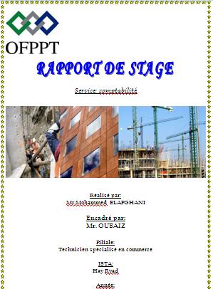rapport de stage finance comptabilité pdf  Simo, Word doc, Stage