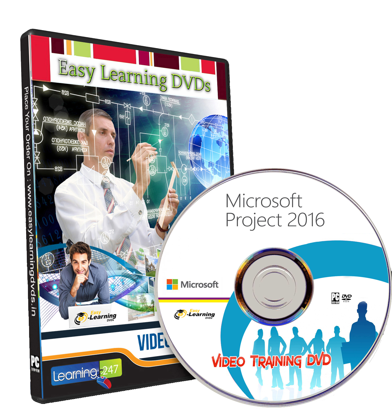 Easy Learning DVDs Learning Microsoft Project 2016 Video Training
