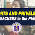 Teachers' Rights and Privileges in the Philippines