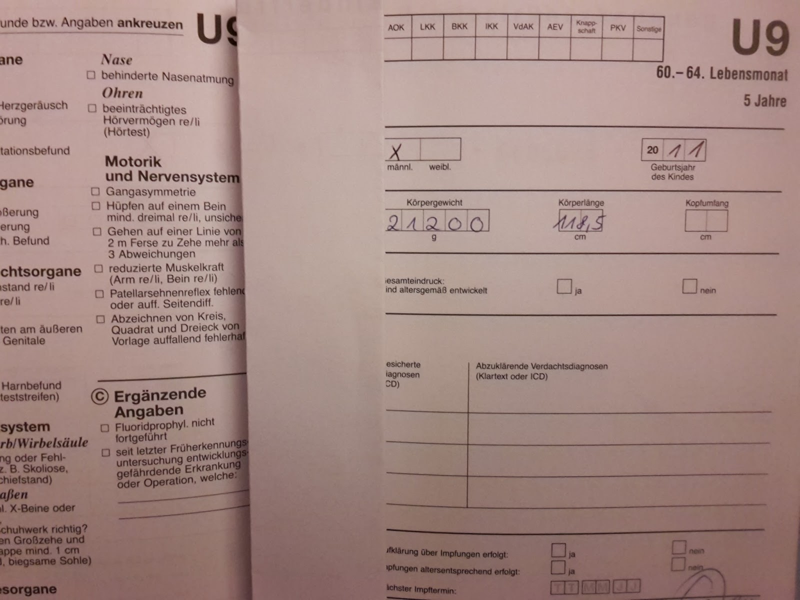 Frühlingskindermama Die U9 des Großen am 15. April 2016