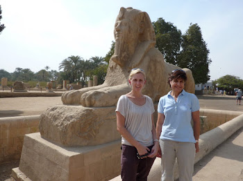 Gina and Joy on the Movenpick Royal Lilly Nile cruise