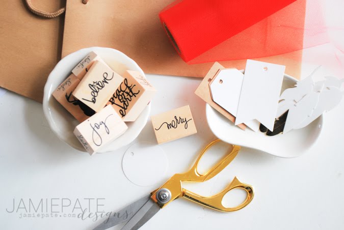 DIY Gift Wrap Ideas by Jamie Pate for Heidi Swapp Gift Wrap Collection  |  @jamiepate for @heidiswapp