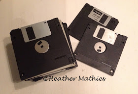 Eclectic Red Barn: 3 1/2 floppy disk