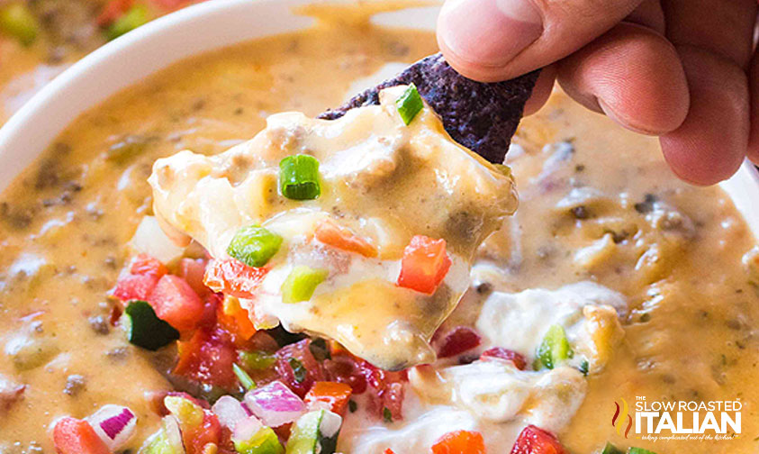 Slow Cooker Nacho Dip (With VIDEO)