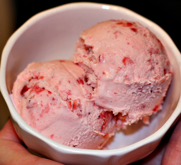 Recipes For Divine Living Homemade Strawberry Ice Cream
