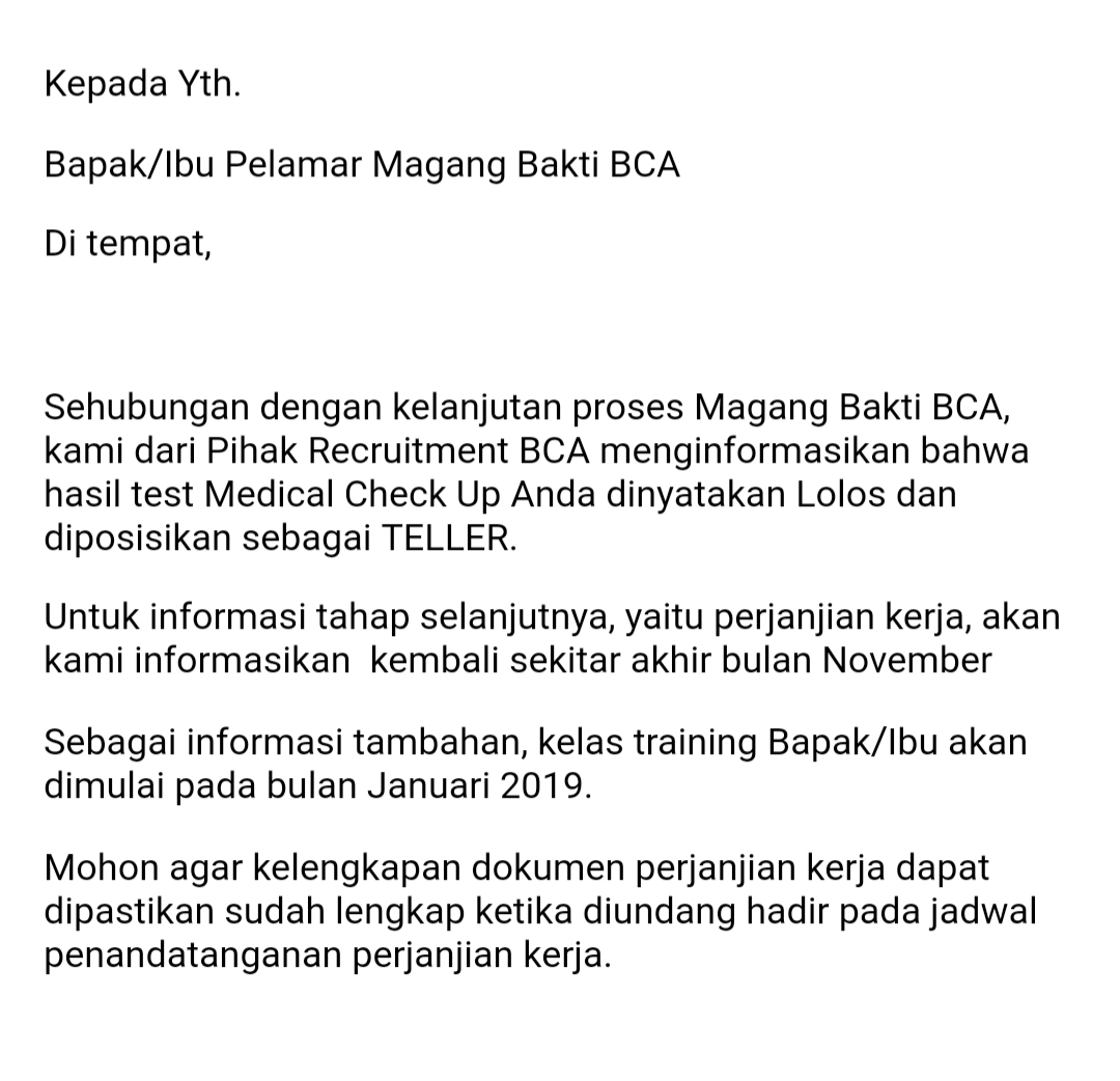Pengalaman Seleksi Magang Bakti BCA 🖤