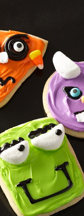 Wacky Monster Cookies via Pillsbury