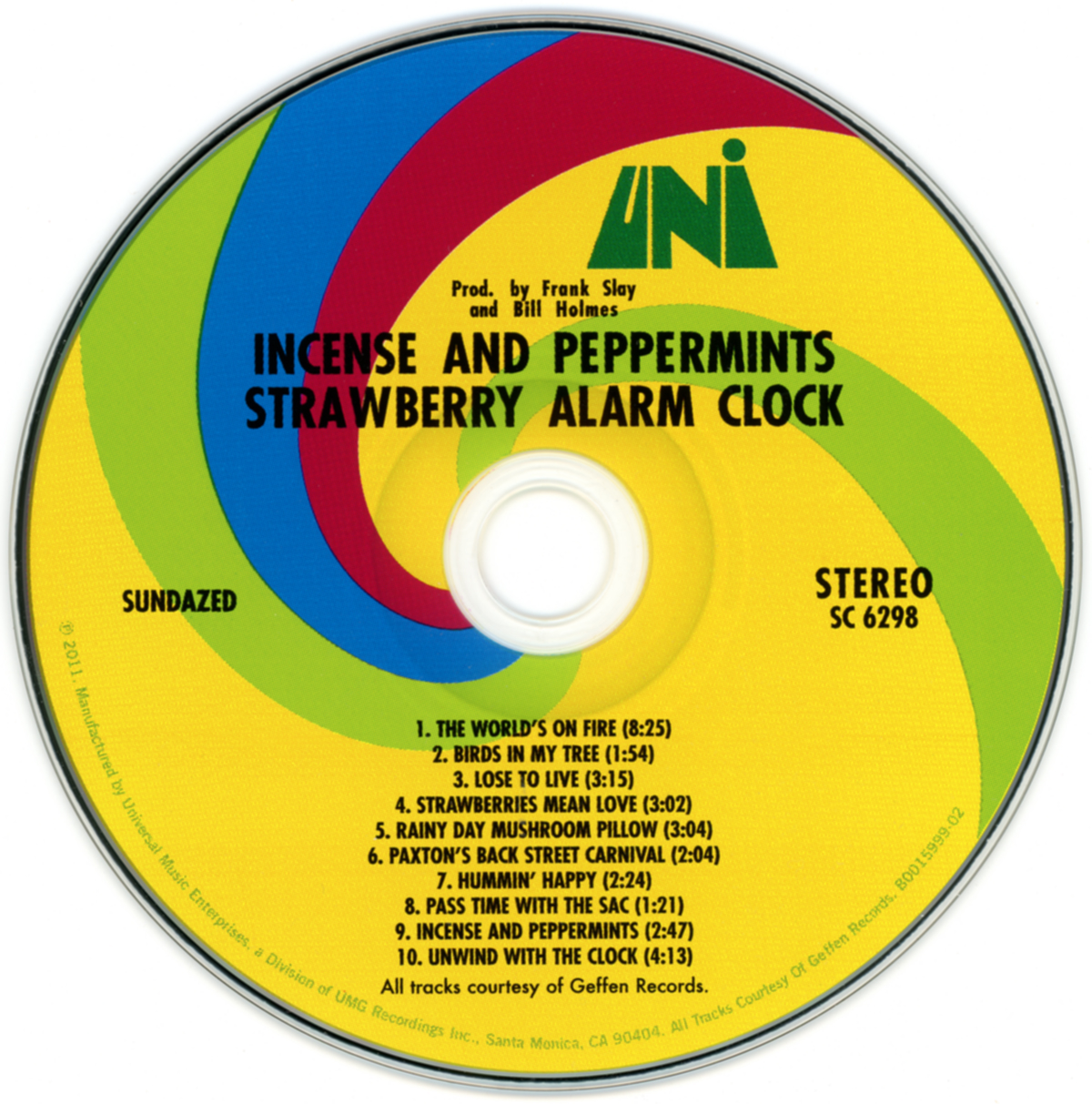 Las Galletas de Maria Strawberry Alarm Clock Incense And Peppermints