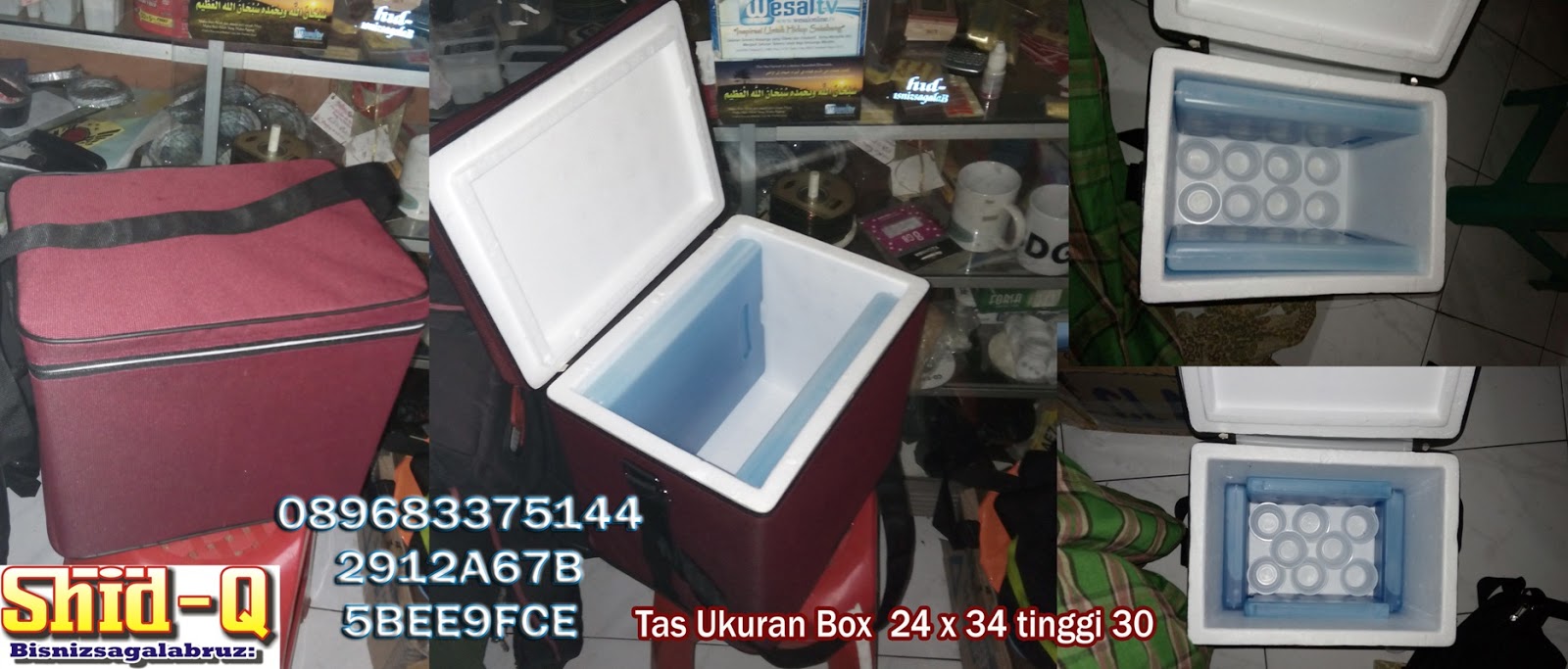 Tas Eskrim atau Tas Box Jual Styrofoam Box Ice PackIce Gel Tas es