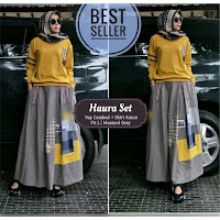Haura Set Jual Baju Busana Muslim Wanita Haura Set Top