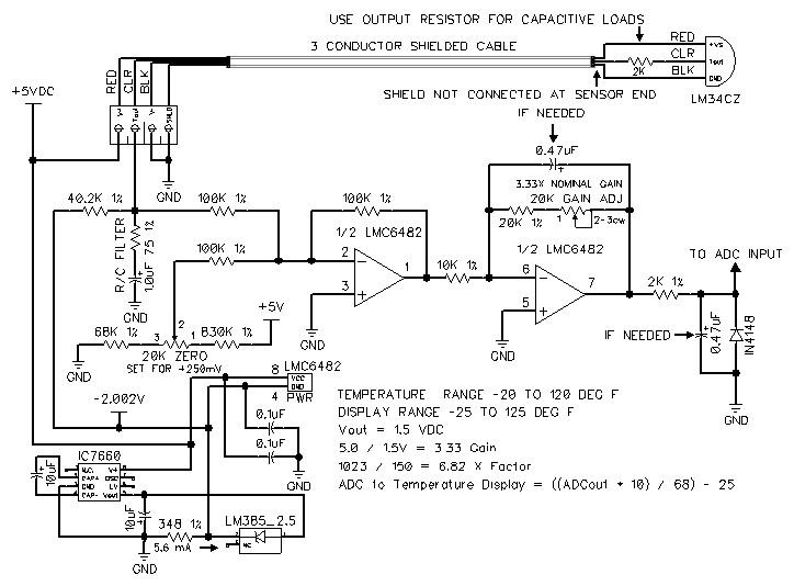 SAROS ELECTRONICS LM34 PRECISION TEMPERATURE SENSOR