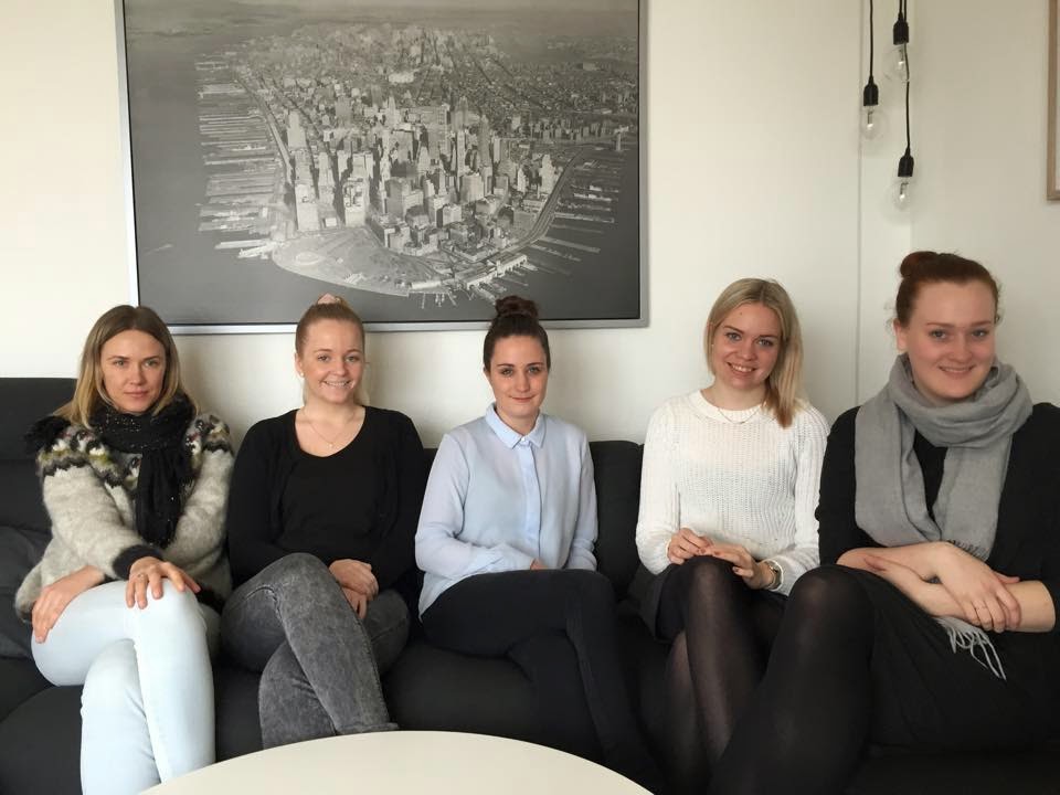 Fra venstre: Tenna, Anne-Kathrine, Nanna, Signe & Mathilde