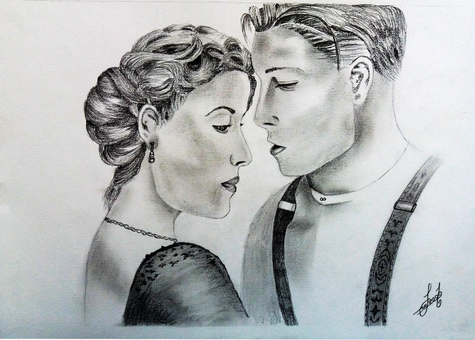 Titanic sketch I drew last night yes I know that the way of the smoke is  incorrect  rsketches