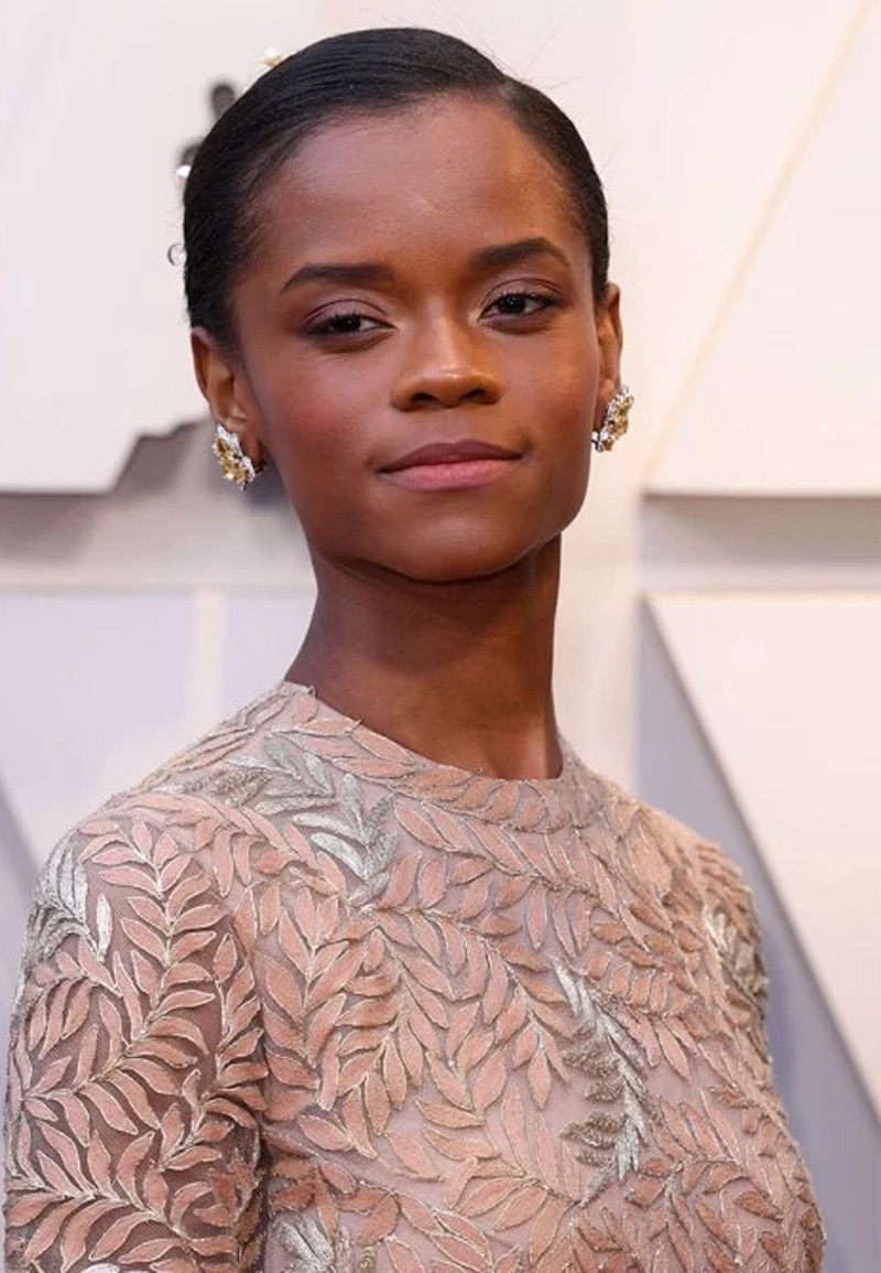 Letitia Wright The 2019 Oscars Hairstyles You Have to See From the Back