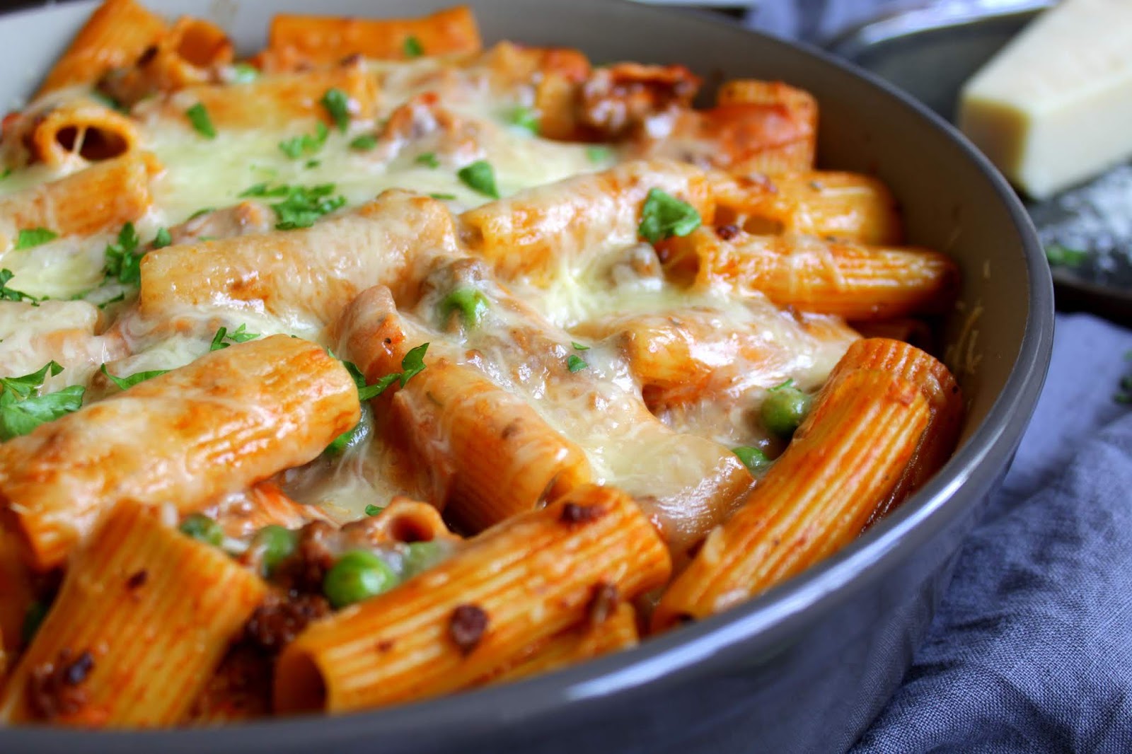 Rezepte mit Herz Rigatoni al forno