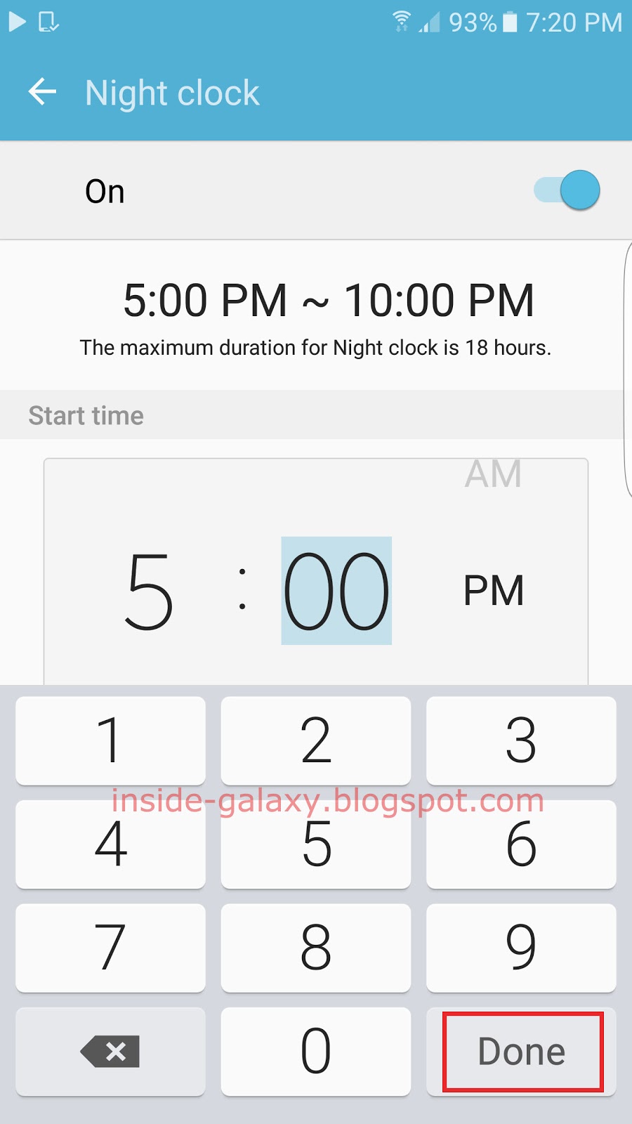Inside Galaxy Samsung Galaxy S7 Edge How to Use Night Clock Feature