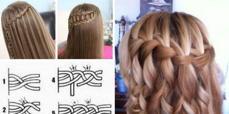 Creative Ideas Diy Stylish Waterfall Braid Hairstyle Style