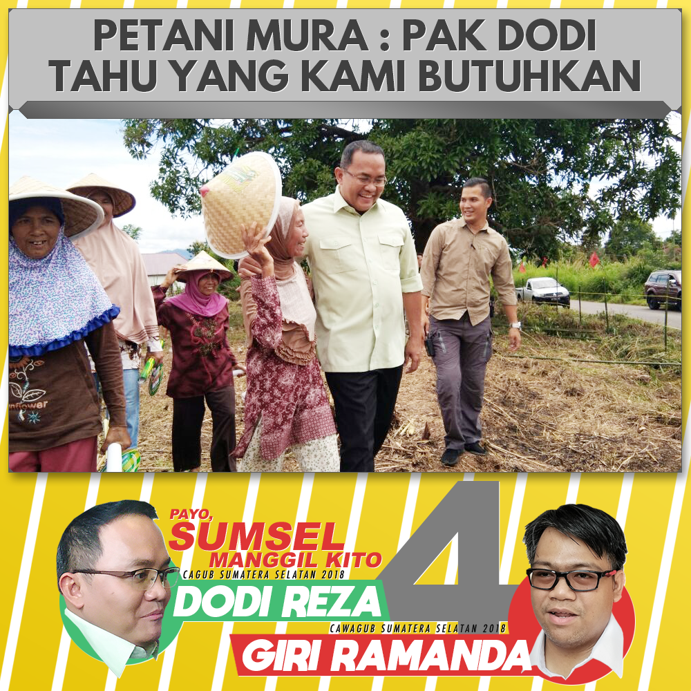 Petani Mura: Pak Dodi Tahu yang Kami Butuhkan