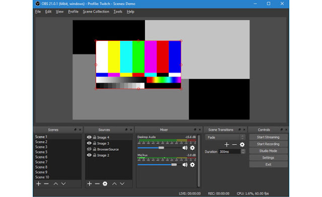 OBS (Open Broadcaster Software) - Software Perekam Layar PC Terbaik Windows OBS (Open Broadcaster Software) - Software Perekam Layar PC Terbaik Windows