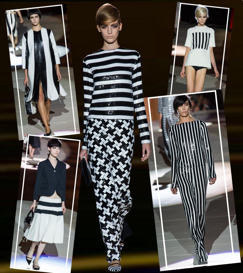 Fashion & Lifestyle: Trends: Black & White... Marc Jacobs Spring 2013 ...