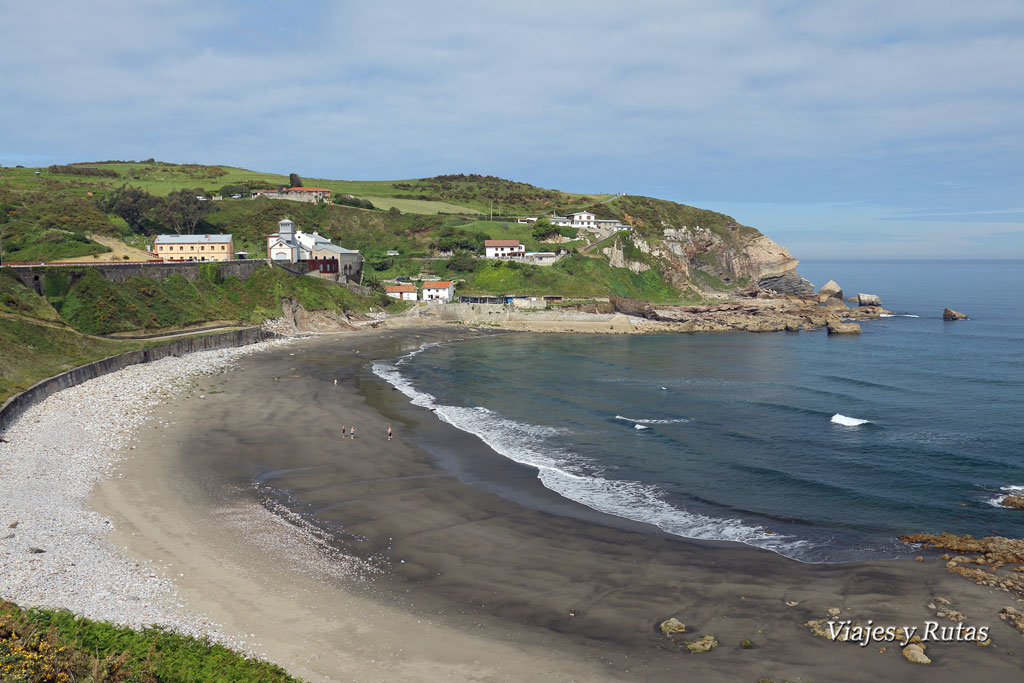 Ruta de Pinos Altos entre Salinas y Arnao, Asturias