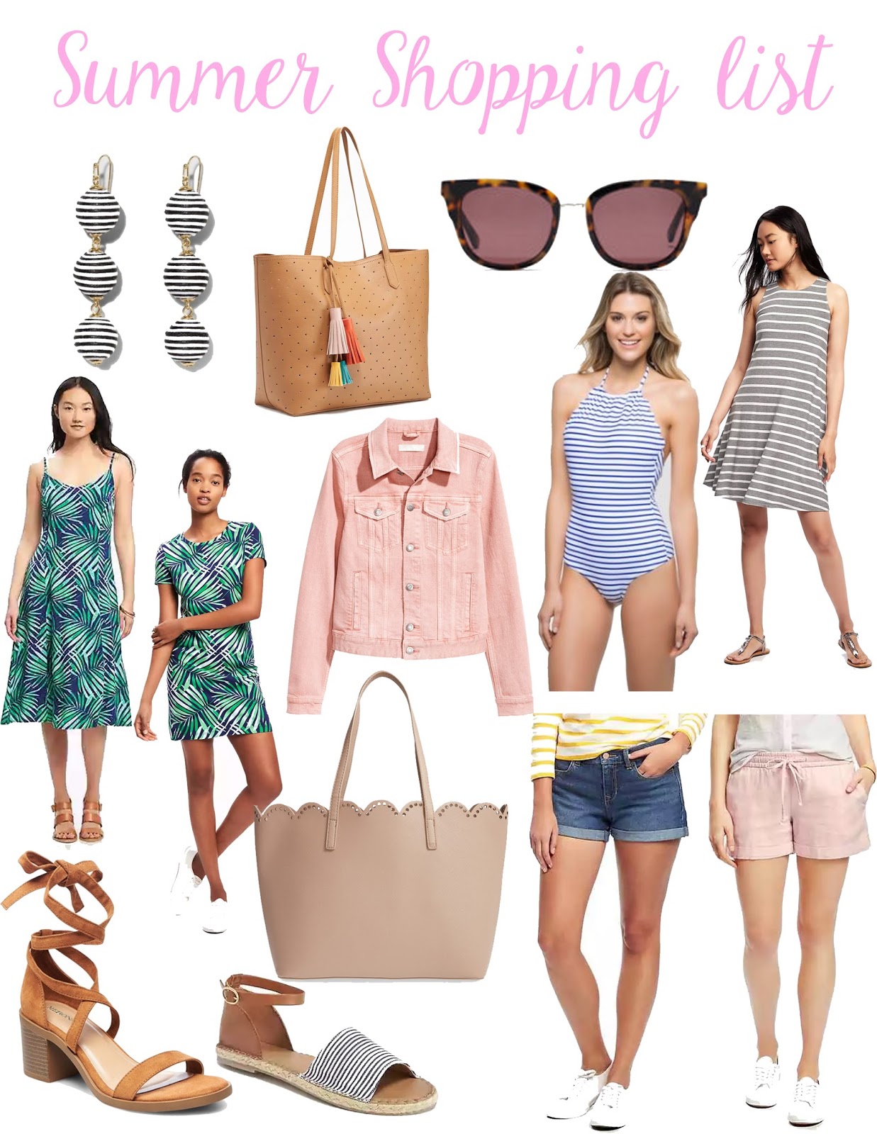File to Style: SUMMER SHOPPING LIST