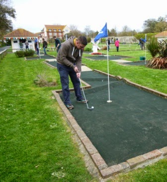 Splash Point Mini Golf course in Worthing,West Sussex