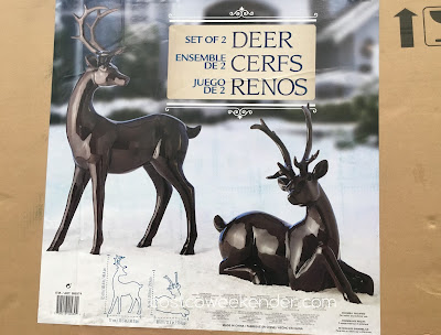 Bring in the holiday cheer with a Set of 2 Deer