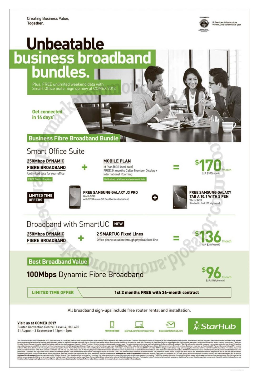 Starhub Business Broadband Comex 2017 31 August 03 September 2017