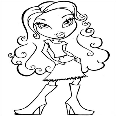 Easter Coloring Pages: Bratz Coloring Pages Yasmin
