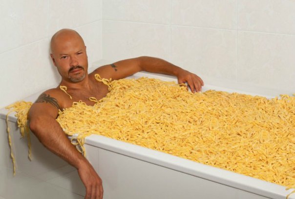 people taking baths in them favorite foods | Zabavnik