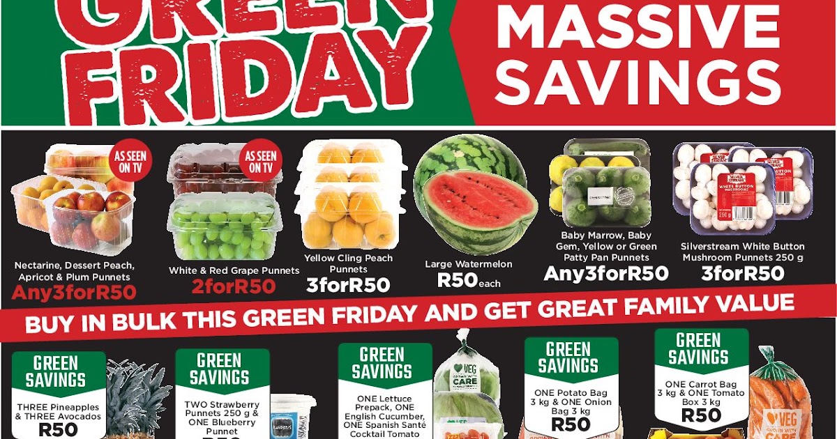 Food Lover's Market Inland Provinces Green Friday Deals Black Friday