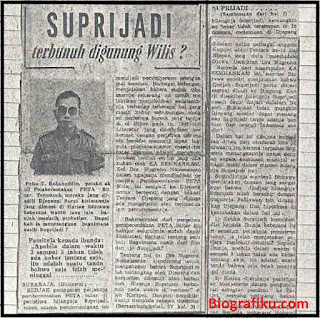 Biografi Supriyadi - Pahlawan Nasional Yang Menjadi Misteri Biografi Supriyadi - Pahlawan Nasional Yang Menjadi Misteri