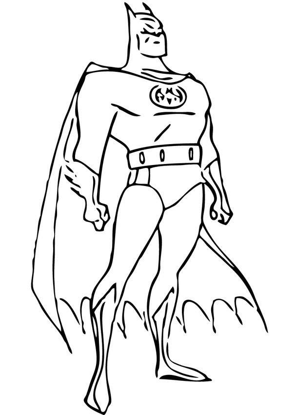 Mewarnai Batman | Ayo Mewarnai
