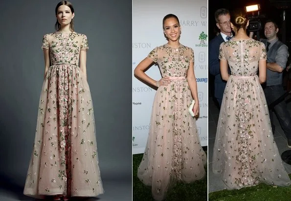 Jessica Alba wore a Valentino Resort 2013 gown. As you know, I live for Princess Moments and this look has more than filled my quota for the month