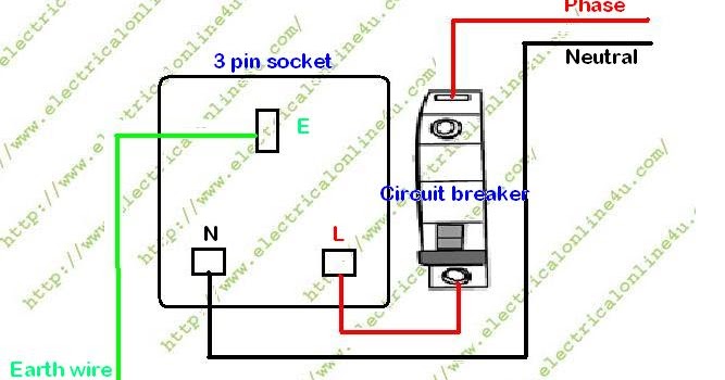3 Pin Socket Circuit Diagram