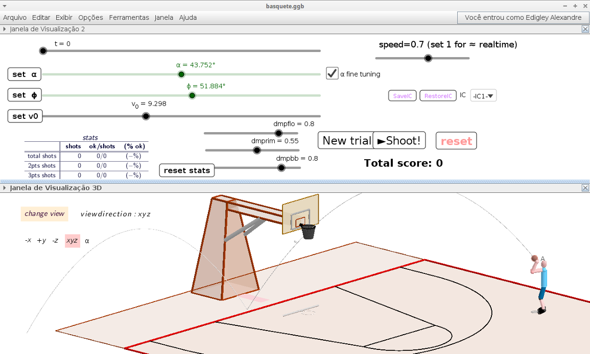 Esse é o applet criado com o GeoGebra mais incrível que já vi Esse é o applet criado com o GeoGebra mais incrível que já vi