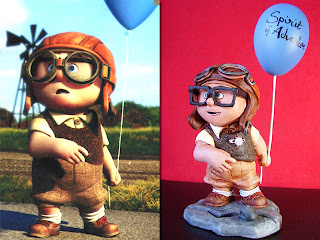 orme magiche carl up pixar action figure modellino statuetta personalizzata regali compleanno originali