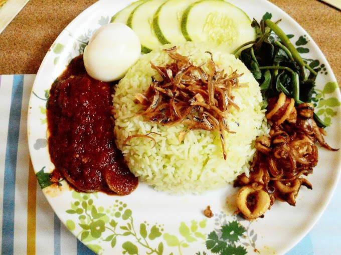 Ramadhan 11 : Resepi Nasi Lemak Pandan